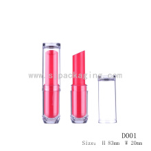 Tube rose tube à lèvres personnalisé conception d&#39;emballage design vide couleur rouge à lèvres